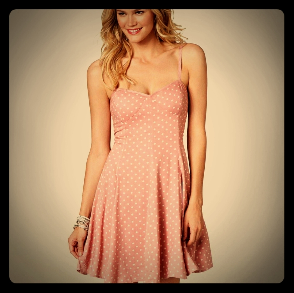 American Eagle Outfitters Mini Polka-dot Dress